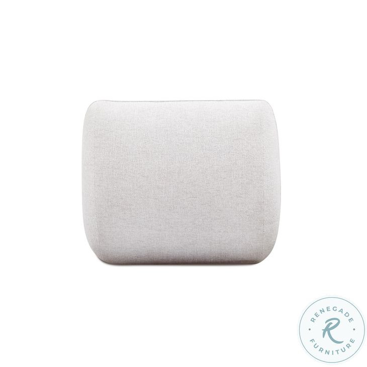 Arezza Stone White Basketweave Modular L Sectional