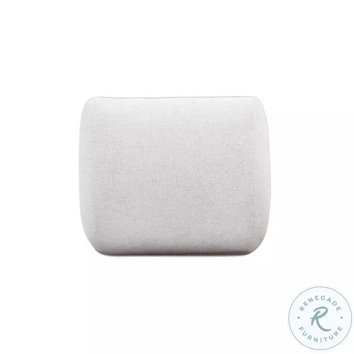 Arezza Stone White Basketweave Modular 115" Sofa