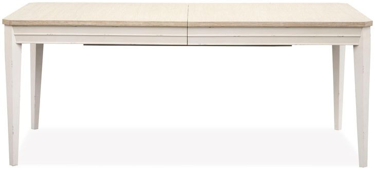 Echo Isles Sea Pearl and Driftwood 110" Extendable Rectangular Dining Table