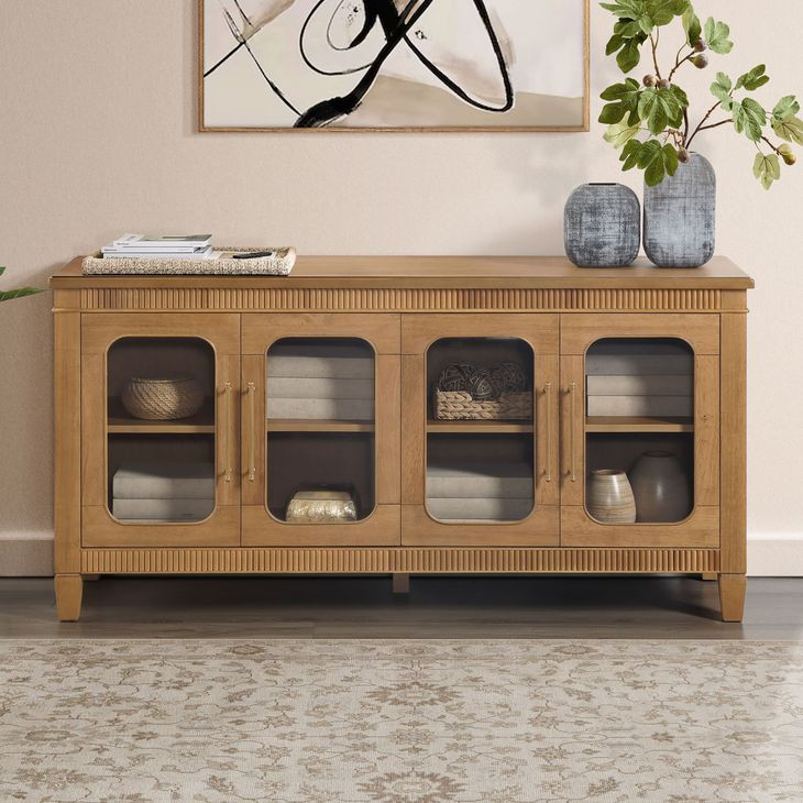 Preston Brown 4 Door Server