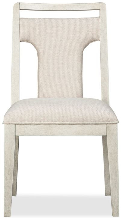 Moonwater Cream Upholstered Side Chair Set of 2
