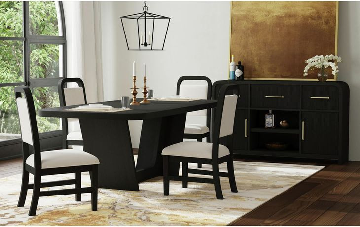 Woodridge Black 2 Door Server