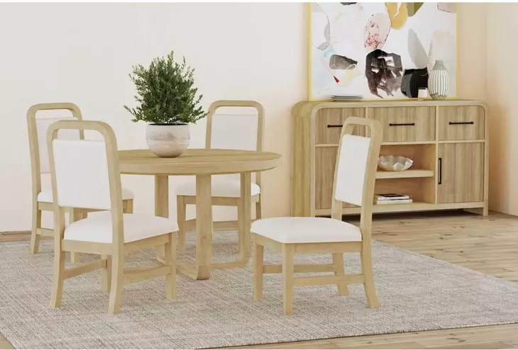 Woodridge Natural 48" Round Dining Table