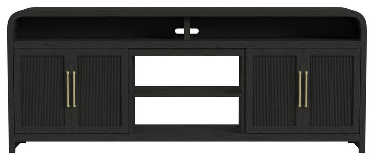 Woodridge Black 82" TV Stand