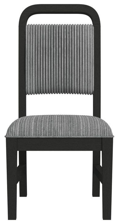 Woodridge Gray Upholstered Dining Side Chair Set of 2
