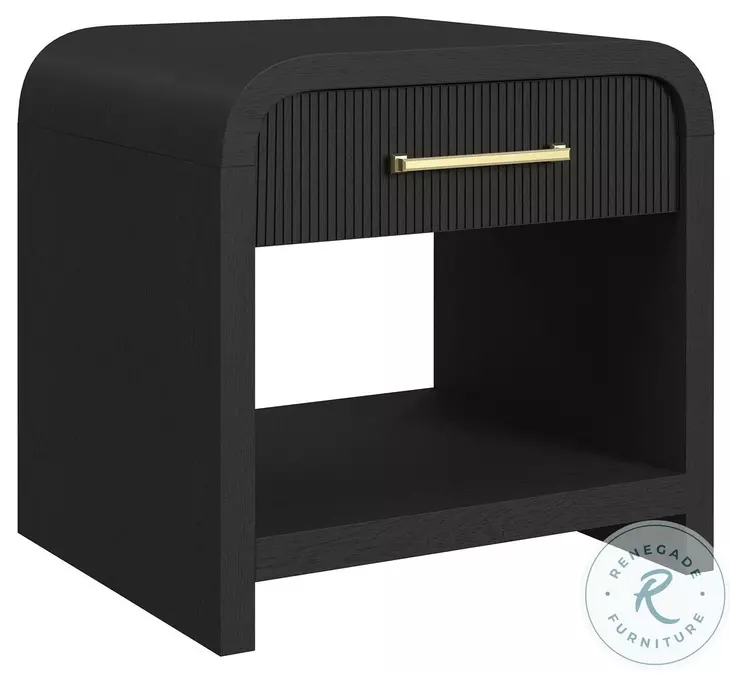 Woodridge Black End Table