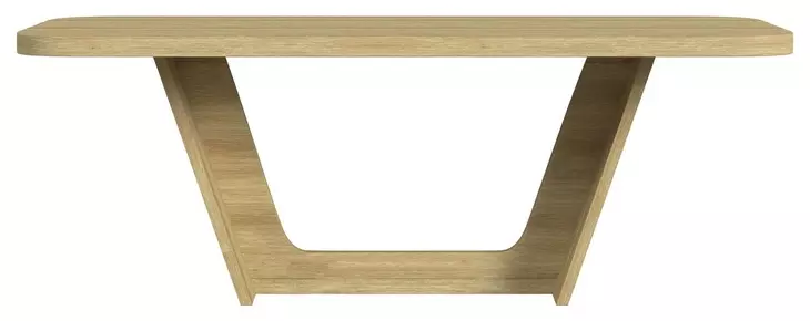 Woodridge Natural 90" Rectangular Dining Table