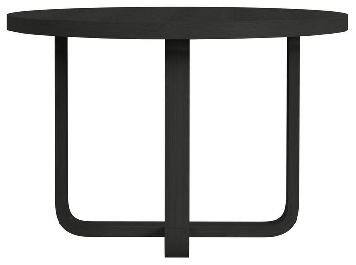 Woodridge Black 48" Round Dining Table