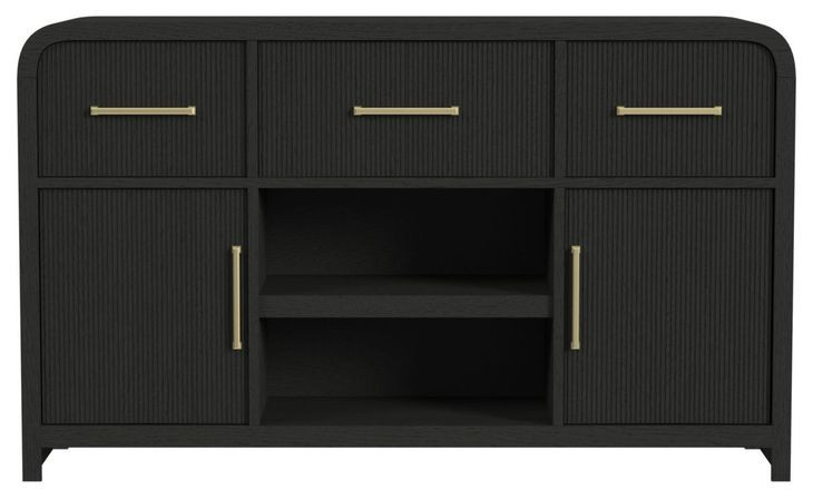 Woodridge Black 2 Door Server