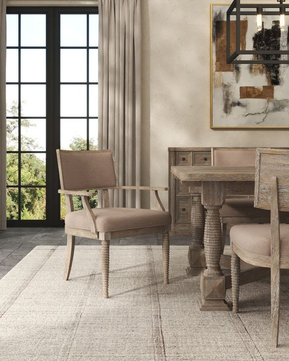 Reforma Brown Upholstered Arm Chair