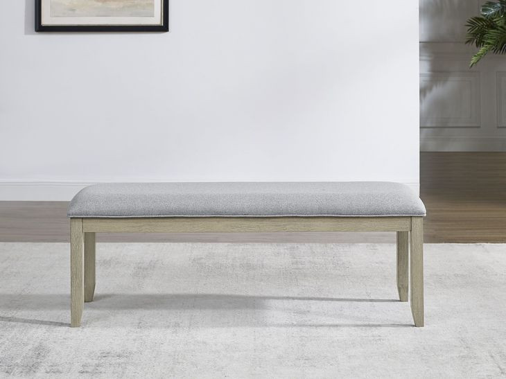 Carena Brown 54" Upholstered Bench