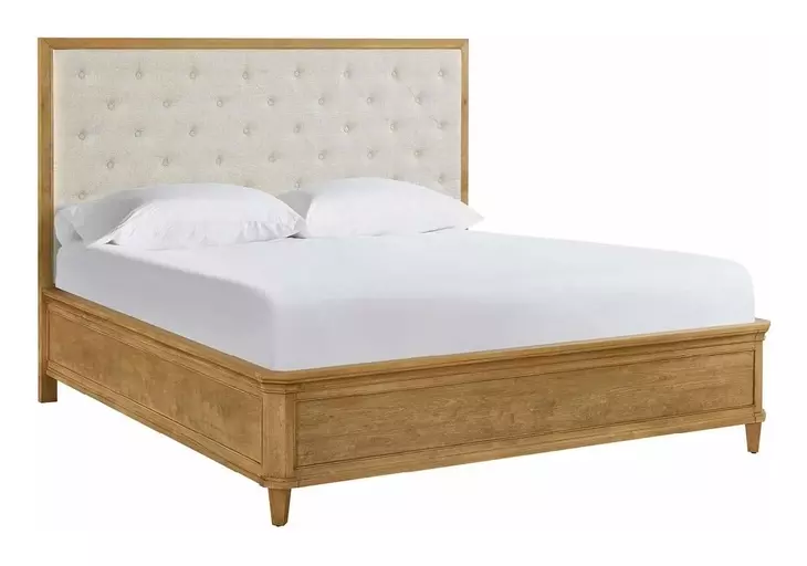 Birchaven Beige and Brindle Upholstered Panel Bedroom Set