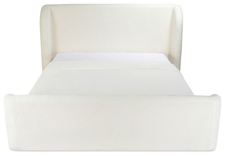 Sophia Cream Queen Upholstered Storage Platform Bed
