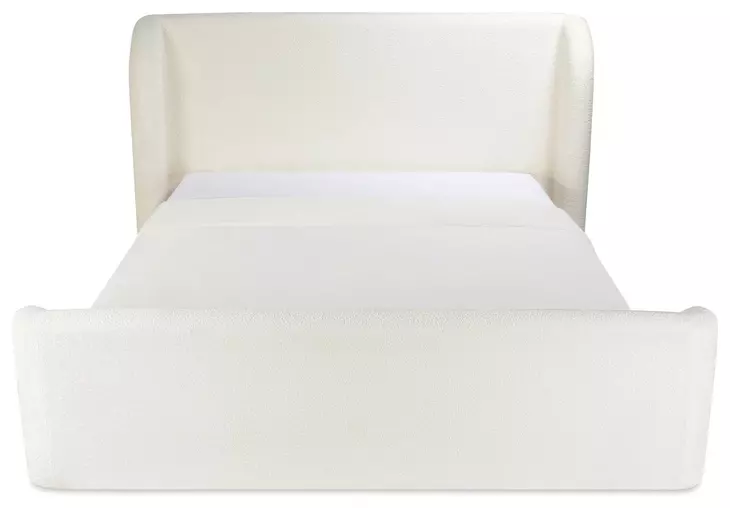 Sophia Cream King Upholstered Storage Platform Bed