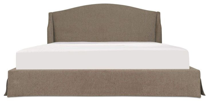 Weston Brown Queen Upholstered Storage Platform Bed