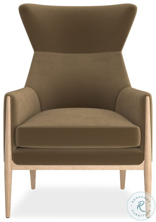 Boundless Camel Velvet Chair From Caracole Coleman Furniture