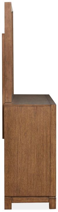 Callisto Bourbon Brown and Santa Cruz Upholstered Storage Panel Bedroom Set