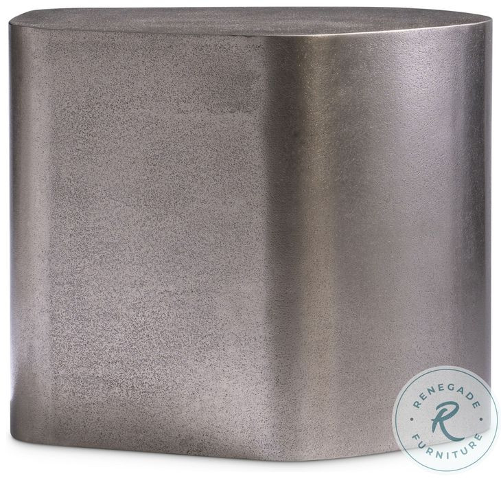 Clawson Graphite Pentagonal Side Table