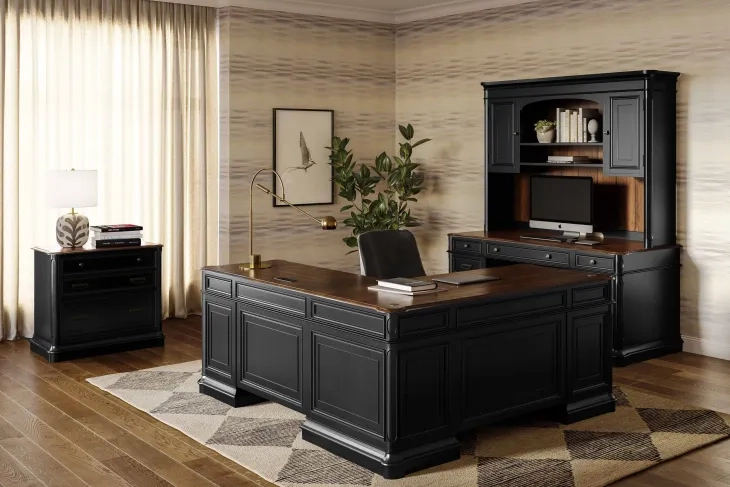 Roanoke Black File Cabinet