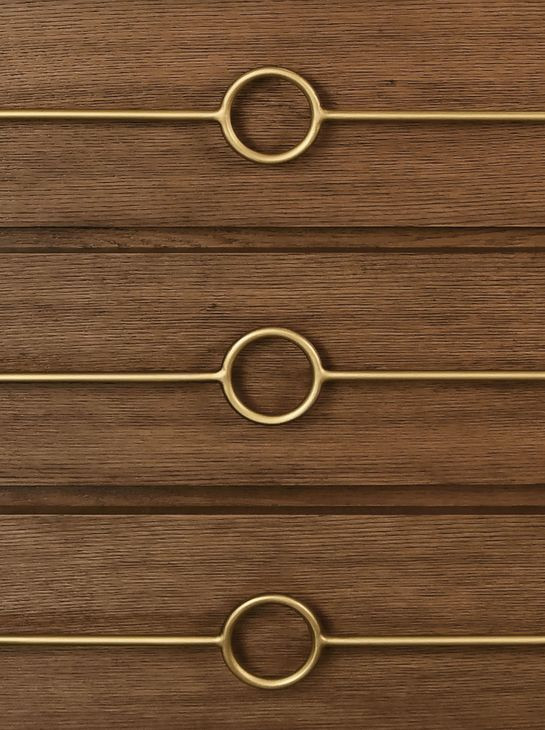 Roderick Provincial Brown Oak 3 Drawer Chest