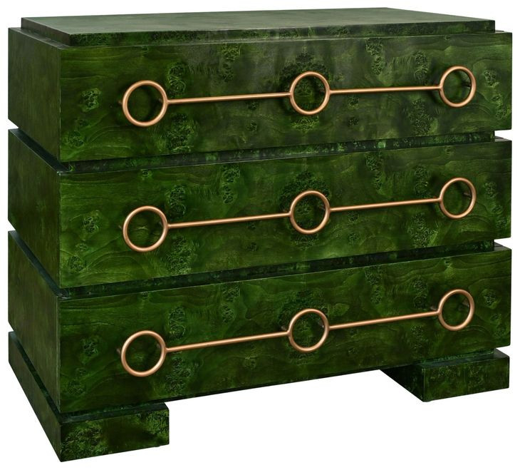 Roderick Emerald 3 Drawer Chest