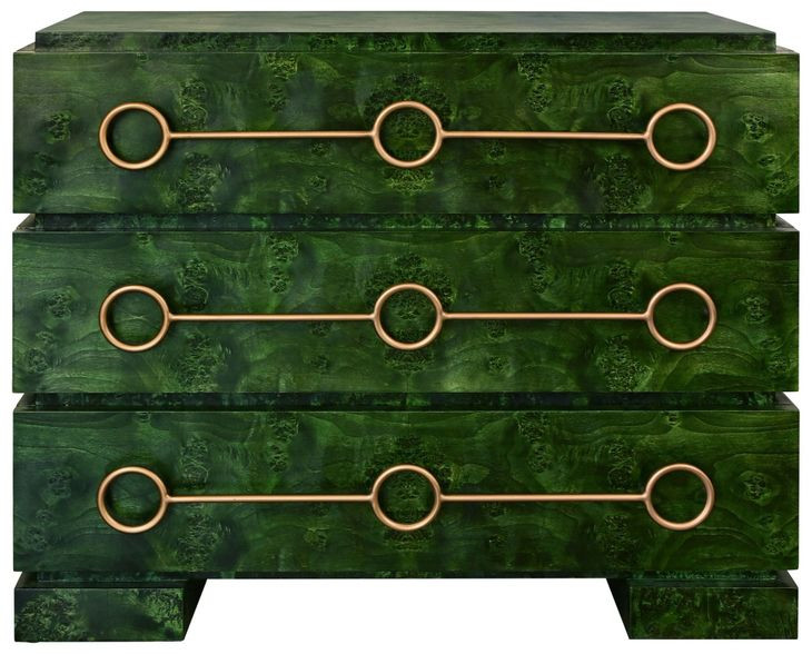 Roderick Emerald 3 Drawer Chest
