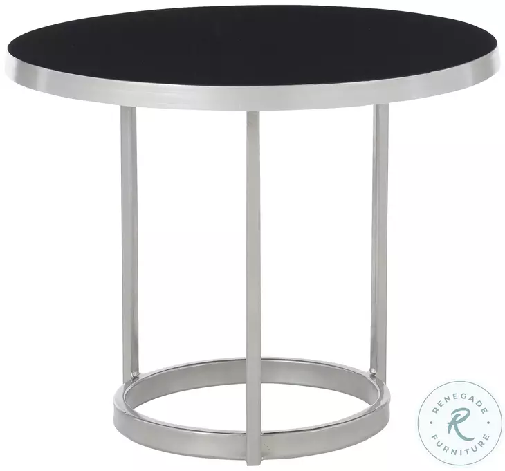 Bonfield Nickel And Black Cocktail Table