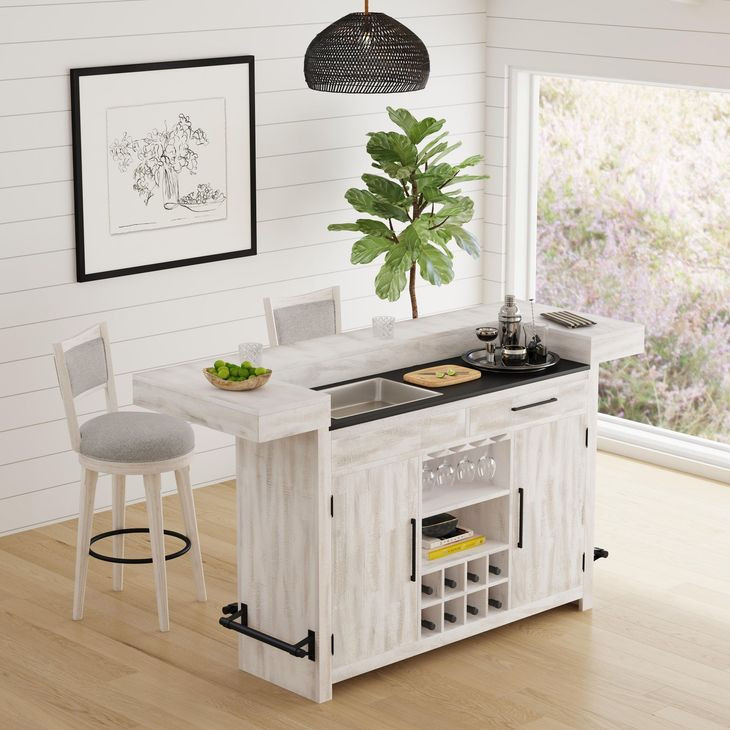 Westwood Gray Upholstered Swivel Bar Stool Set of 2