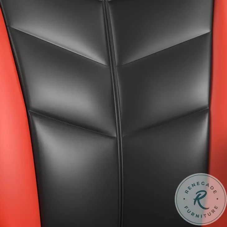 Salzburg Black And Red Adjustable Gaming Chair With LED Light