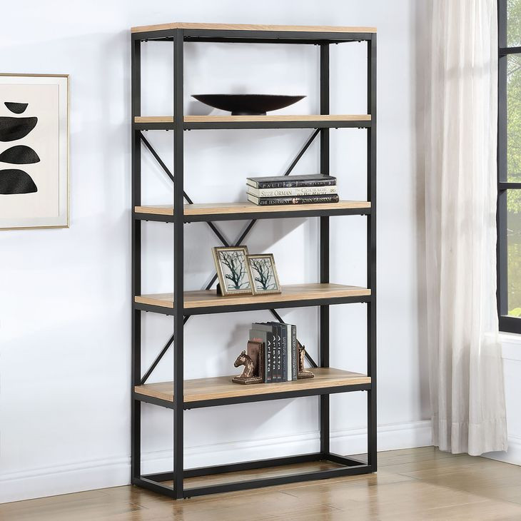 Magnolia Black Bookcase