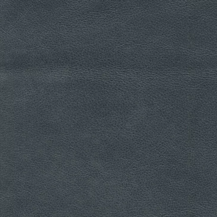 Hampton Roma Bluegray Leather Push Thru The Arms Recliner
