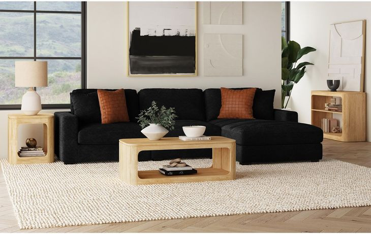 Camelot Natural Rectangular Sofa Table