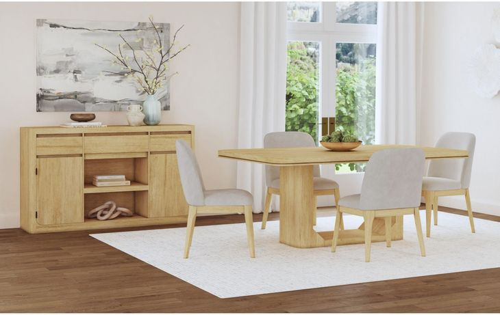 Camelot Natural 2 Door Server