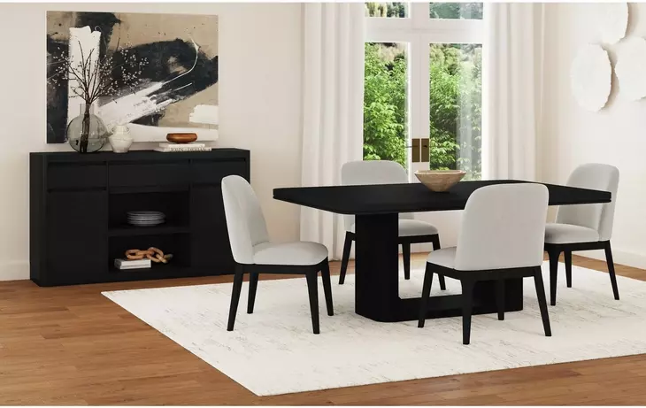 Camelot Black Dining Room Set