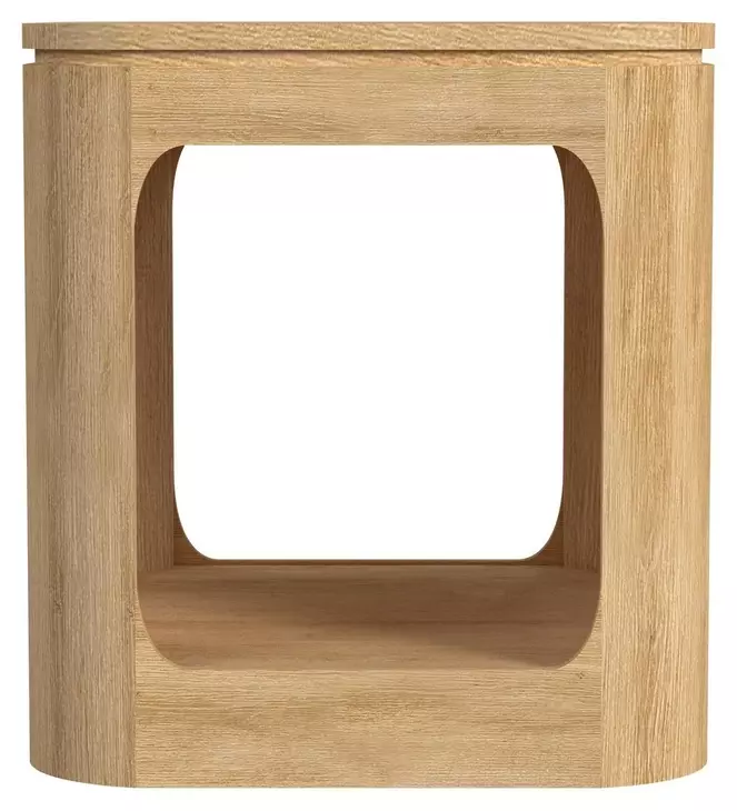 Camelot Natural Square End Table