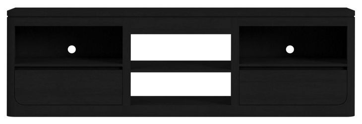 Camelot Black 82" TV Stand
