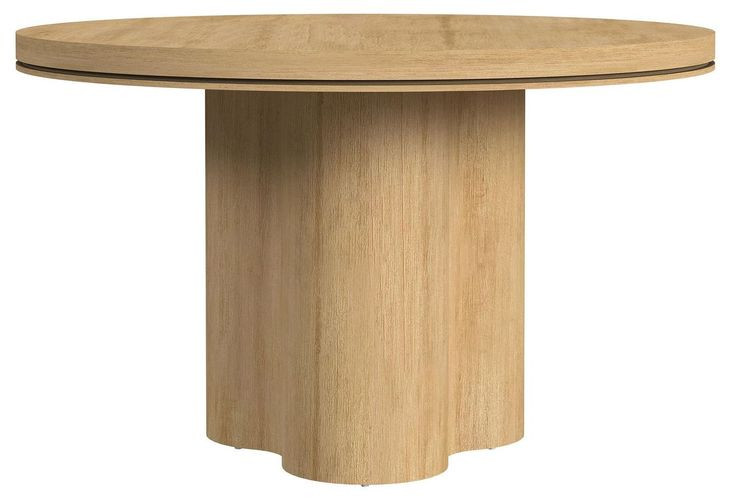 Camelot Natural 48" Round Dining Table