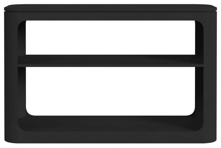 Camelot Black Rectangular Sofa Table