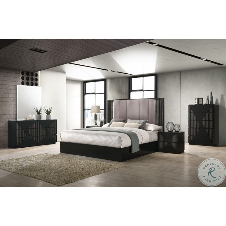 Rosette Black Chest From JNM Coleman Furniture