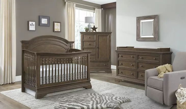Olivia Rosewood 5 Drawer Chifferobe