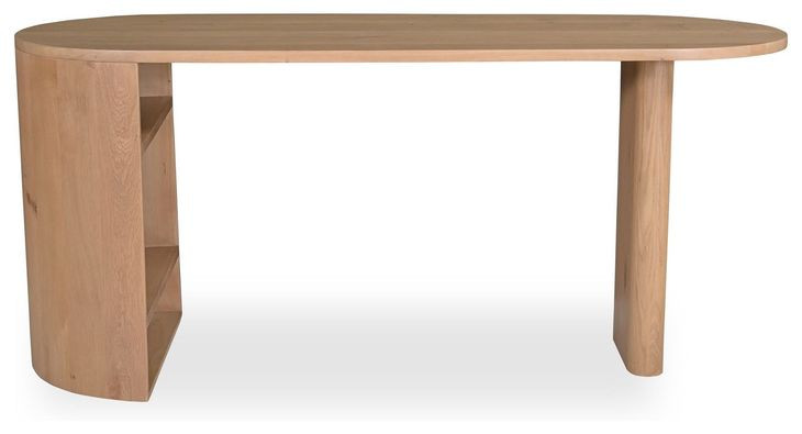 Theo Natural 66" Writing Desk