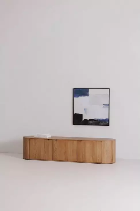 Theo Natural 80" TV Stand