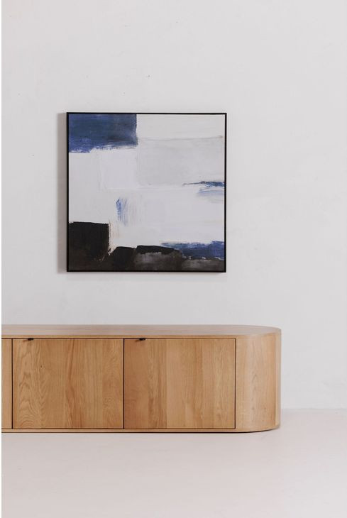 Theo Natural 80" TV Stand