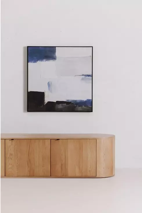Theo Natural 80" TV Stand