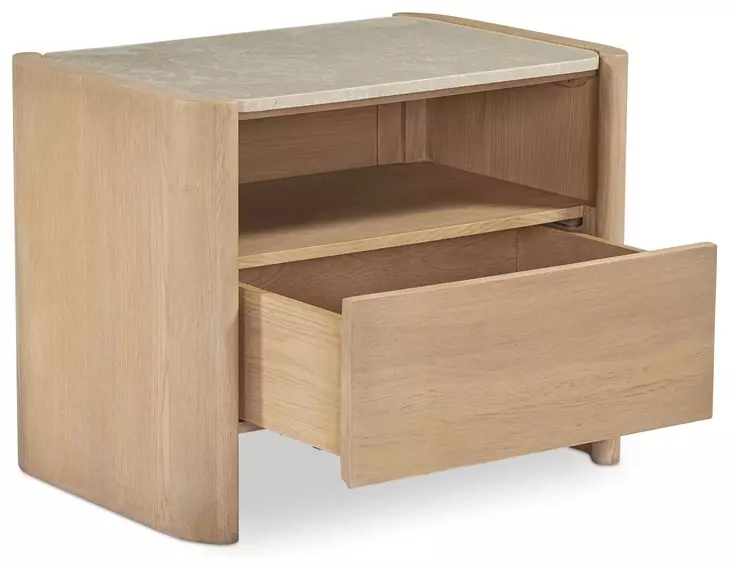 Joan Cream Upholstered Storage Platform Bedroom Set