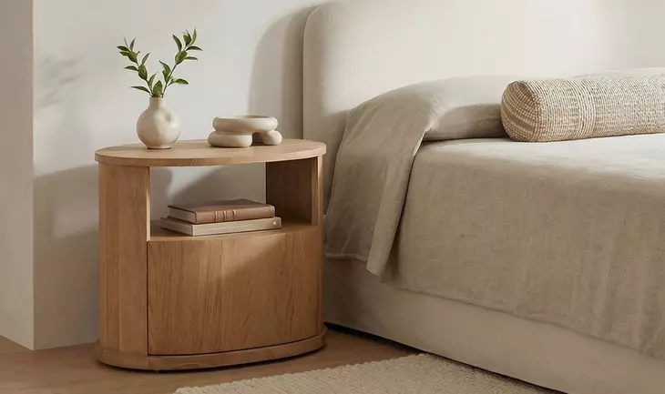 Tommy Natural 1 Drawer Nightstand