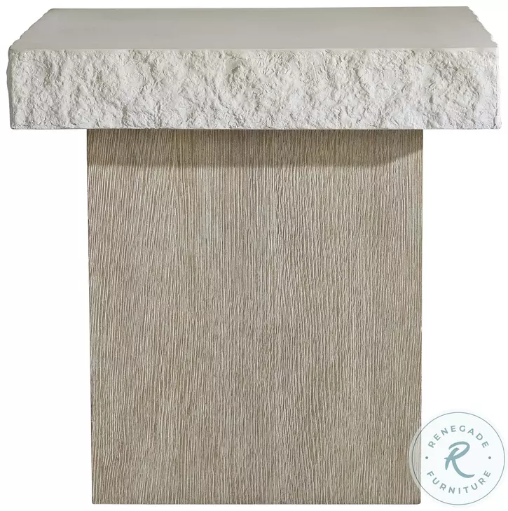 Beauclair Flaxen And Vintage Cream Side Table
