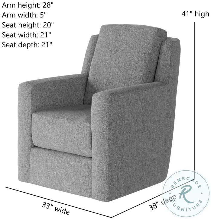 Diva Journey Silver Swivel Glider