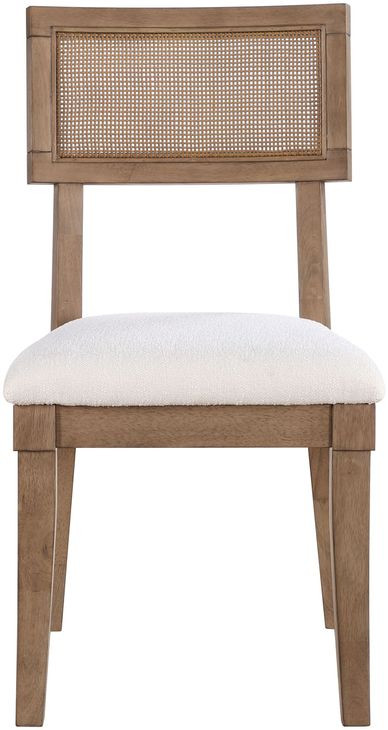 Colvin Brown Cane Side Chair Set of 2