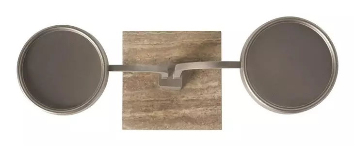 Birchaven Aged Pewter and Gray Round Sylvan Table